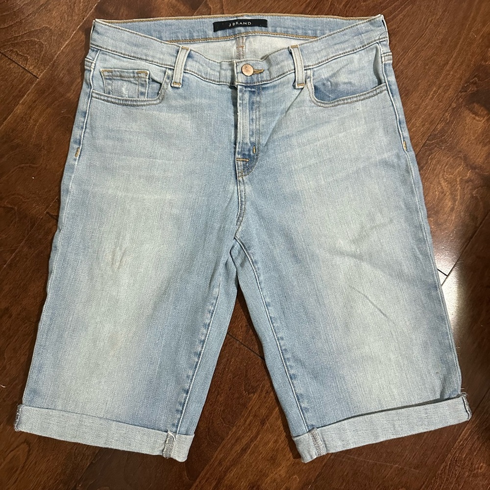 J Brand Sky Blue Denim Shorts